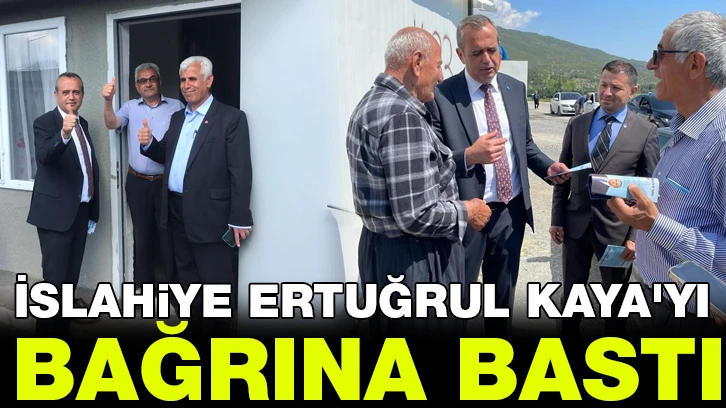 İslahiye Ertuğrul Kaya'yı Bağrına Bastı