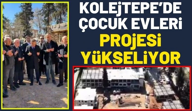 Kolejtepe&rsquo;de &Ccedil;ocuk Evleri Projesi Y&uuml;kseliyor