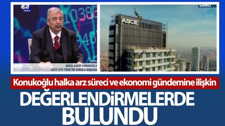 Konukoğlu halka arz süreci ve ekonomi gündemine ilişkin değerlendirmelerde bulundu