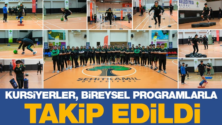 KURSİYERLER, BİREYSEL PROGRAMLARLA TAKİP EDİLDİ