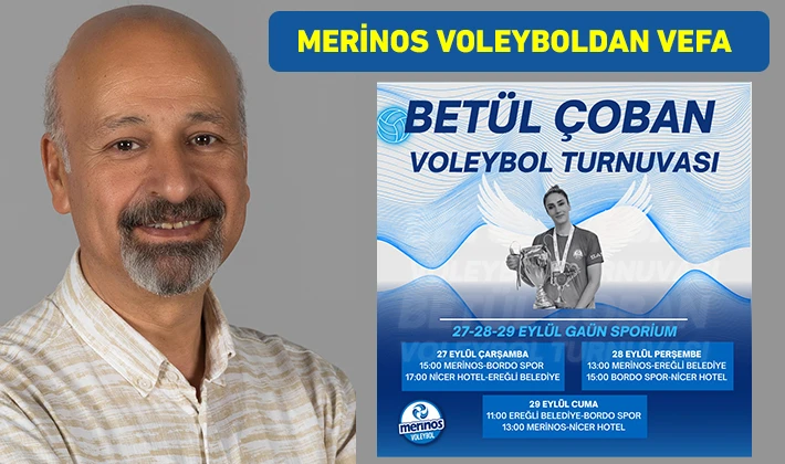 MERİNOS VOLEYBOLDAN VEFA 