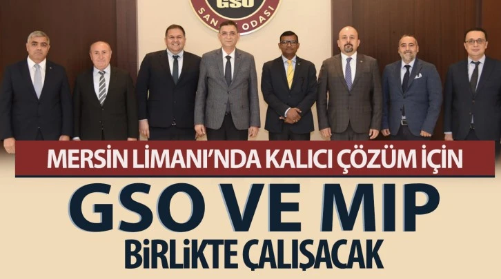 MERSİN LİMANI’NDA KALICI ÇÖZÜM İÇİN GSO VE MIP BİRLİKTE ÇALIŞACAK