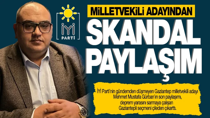 MİLLETVEKİLİ ADAYINDAN SKANDAL PAYLAŞIM