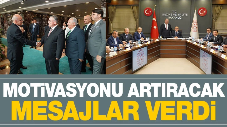 Motivasyonu artıracak mesajlar verdi