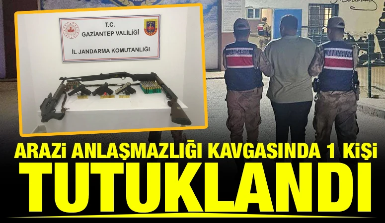 ARAZİ ANLAŞMAZLIĞI KAVGASINDA 1 KİŞİ TUTUKLANDI