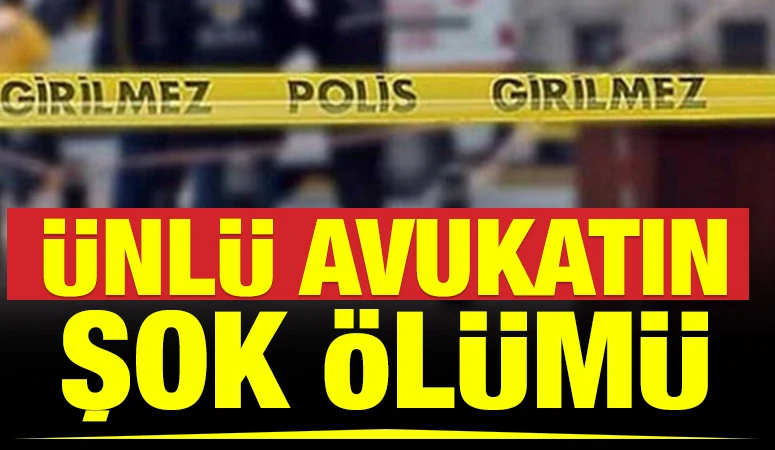 &Uuml;NL&Uuml; AVUKATIN ŞOK &Ouml;L&Uuml;M&Uuml;