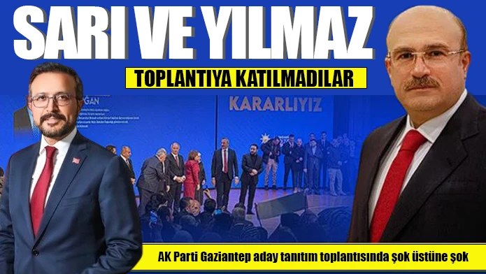 SARI VE YILMAZ TOPLANTIYA KATILMADILAR