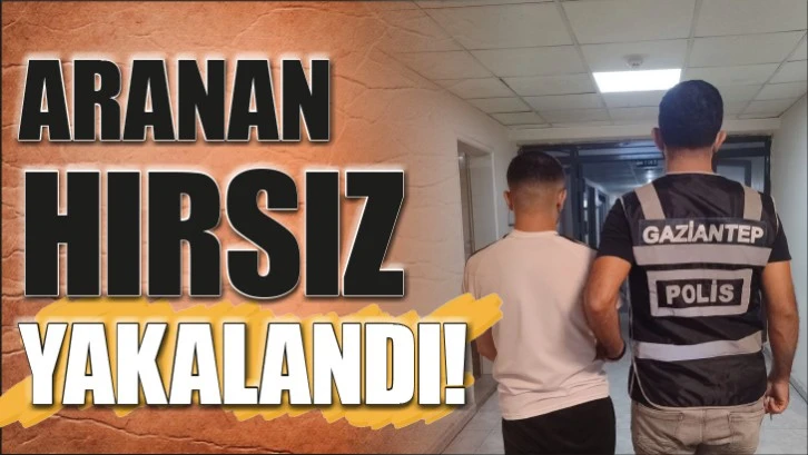 ARANAN HIRSIZ YAKALANDI!