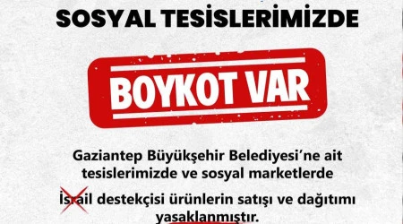 BAŞKAN ŞAHİN'DEN BOYKOT ÇAĞRISI