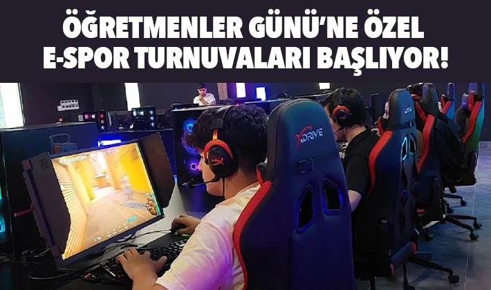 BÜYÜKŞEHİR’İN ÖĞRETMENLER GÜNÜ’NE ÖZEL E-SPOR TURNUVALARI BAŞLIYOR!