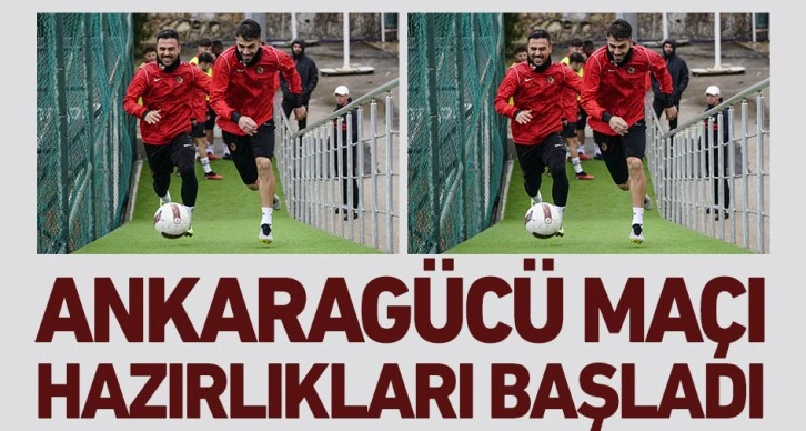 Ankaragücü maçı hazırlıkları başladı 