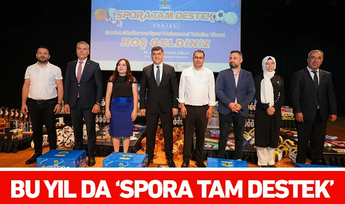 BU YIL DA ‘SPORA TAM DESTEK’