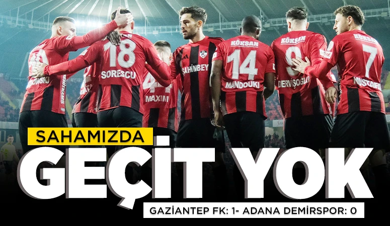 SAHAMIZDA GEÇİT YOK: 1-0