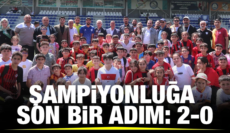 ŞAMPİYONLUĞA SON BİR ADIM: 2-0