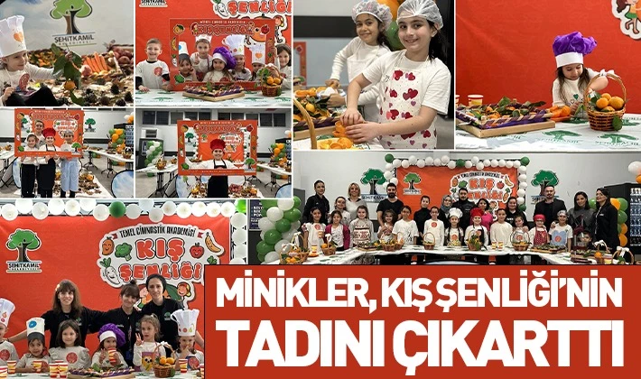 MİNİKLER, KIŞ ŞENLİĞİ’NİN TADINI ÇIKARTTI