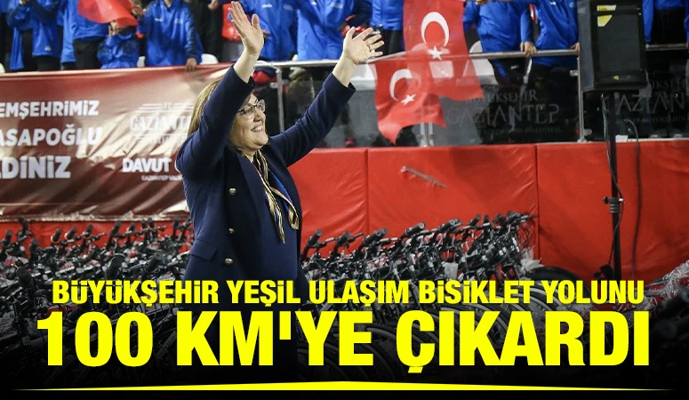 BÜYÜKŞEHİR YEŞİL ULAŞIM BİSİKLET YOLUNU 100 KM’YE ÇIKARDI 