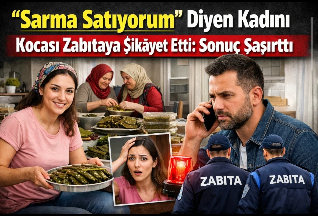 “Sarma Satıyorum” Diyen Kadını Kocası Zabıtaya Şikâyet Etti: Sonuç Şaşırttı
