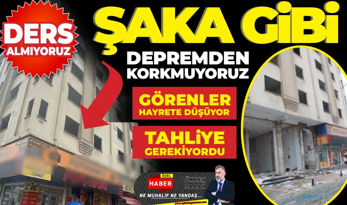 ŞAKA GİBİ GÖRÜNTÜ! DERS ALMIYORUZ