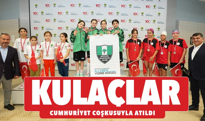 KULAÇLAR, CUMHURİYET COŞKUSUYLA ATILDI