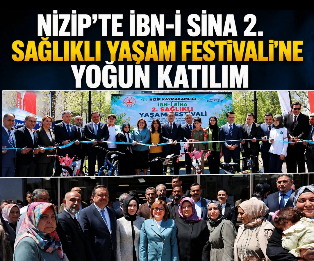 Nizip&rsquo;te Sağlıklı Yaşam Festivali Yoğun Katılımla Ger&ccedil;ekleşti
