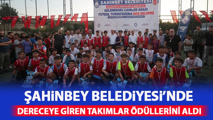 ŞAHİNBEY BELEDİYESİ’NİN DESTEKLEDİĞİ YAZ KUR’AN KURSU FUTBOL TURNUVASINA 75 TAKIM KATILDI