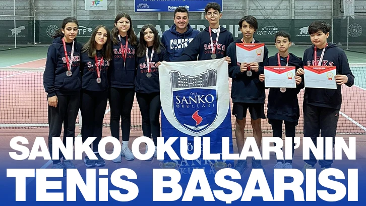 SANKO OKULLARI’NIN TENİS BAŞARISI