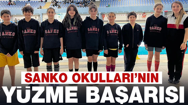 SANKO OKULLARI’NIN YÜZME BAŞARISI