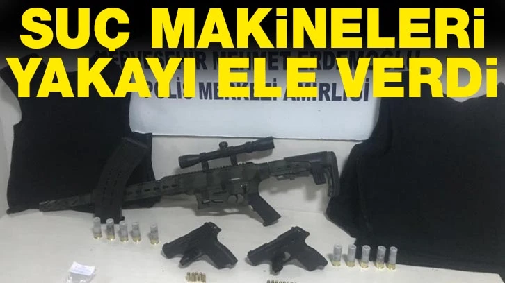 Suç makineleri yakayı ele verdi