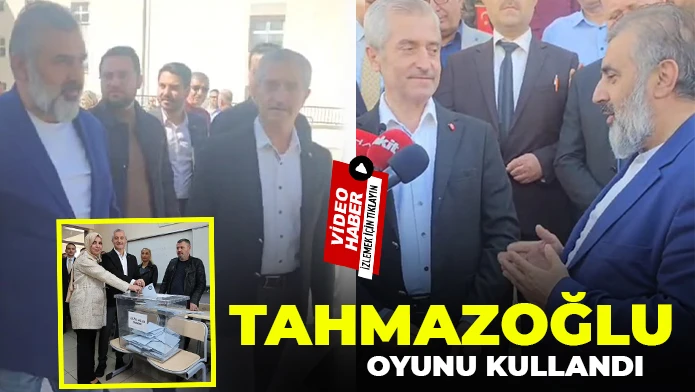 Tahmazoğlu oyunu kullandı