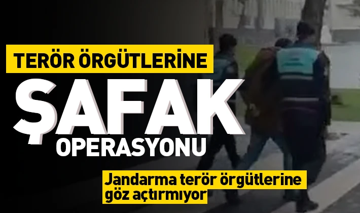 TERÖR ÖRGÜTLERİNE ŞAFAK OPERASYONU