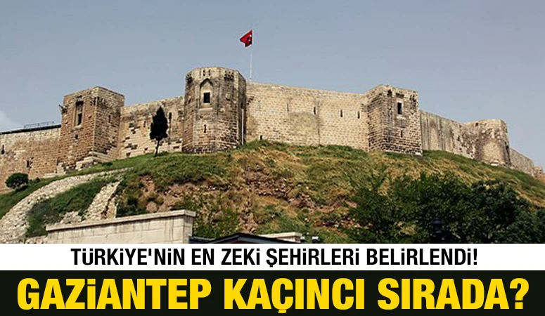 Türkiye’nin En Zeki Şehirleri Belirlendi! Gaziantep Kaçıncı Sırada?