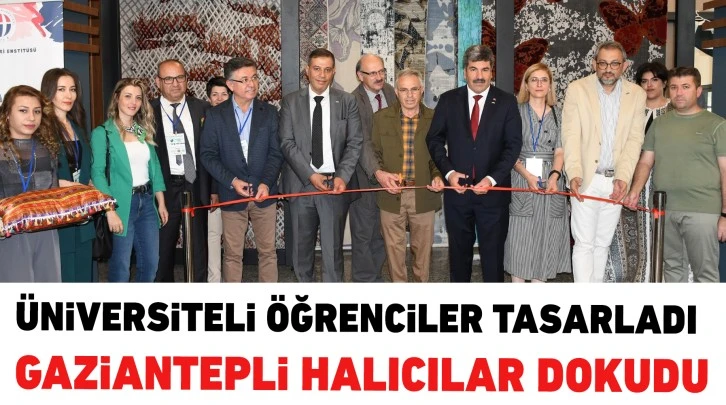 Üniversiteli Öğrenciler Tasarladı Gaziantepli Halıcılar Dokudu