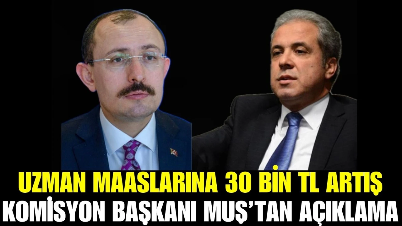 Uzman maaşlarına 30 bin TL artış: Komisyon Başkanı Muş&rsquo;tan a&ccedil;ıklama