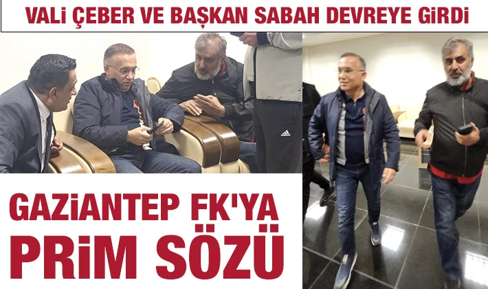 Vali Çeber ve Başkan Sabah devreye girdi