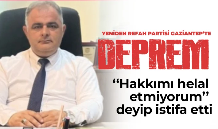 YENİDEN REFAH PARTİSİ GAZİANTEP'TE DEPREM 