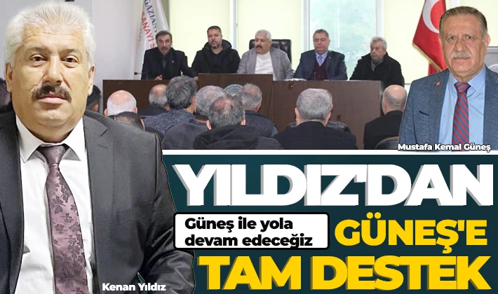 Yıldız'dan Güneş'e tam destek