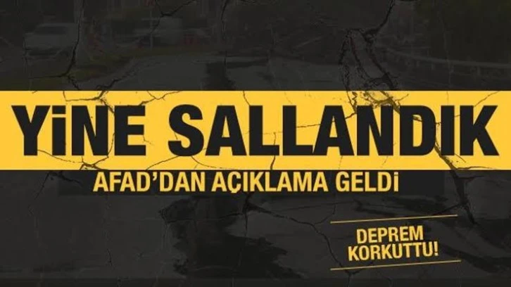 Yine sallandık 