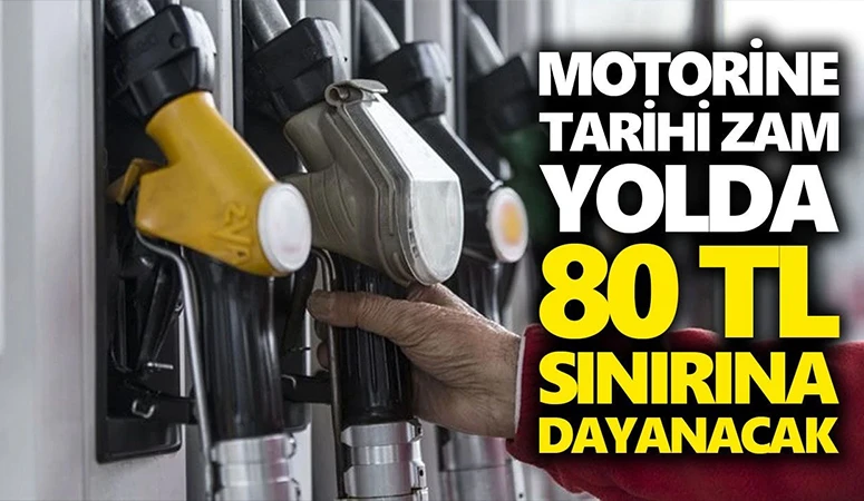 Zam &Uuml;st&uuml;ne Zam: Motorin 80 TL&rsquo;ye Koşuyor