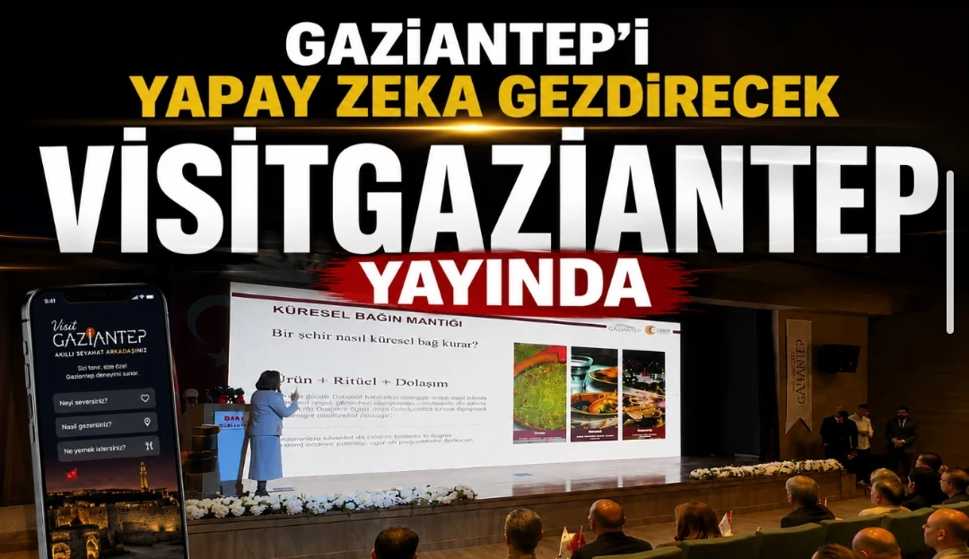 Gaziantep’i Yapay Zeka Gezdirecek VisitGaziantep Yayında