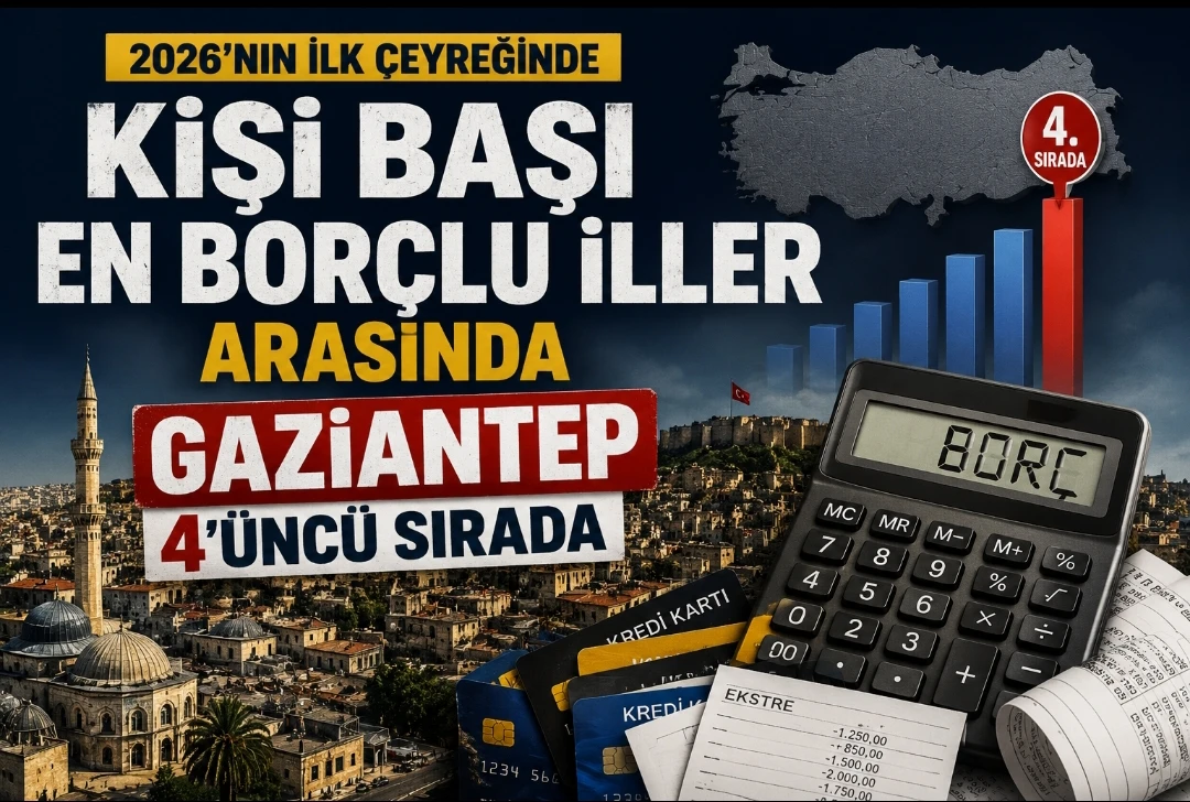 Gaziantep, Kişi Başı Borçta İlk 4’te
