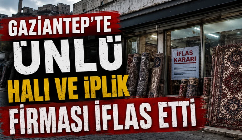 Gaziantep'te Ünlü Halı ve İplik Firması İflas Etti