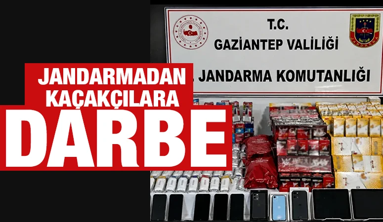 Jandarmadan kaçakçılara darbe