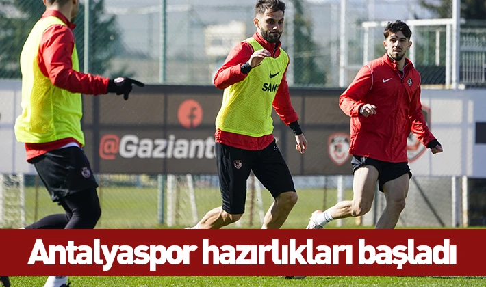 Antalyaspor hazırlıkları başladı 