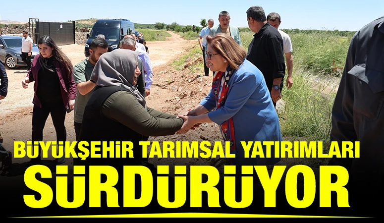 B&Uuml;Y&Uuml;KŞEHİR TARIMSAL YATIRIMLARI S&Uuml;RD&Uuml;R&Uuml;YOR