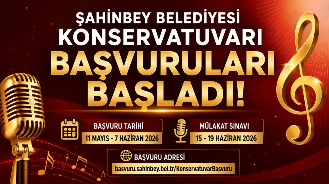 Şahinbey Belediyesi Konservatuvarı İ&ccedil;in Başvurular Başladı