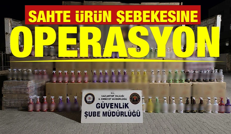 Sahte Ürün Şebekesine Operasyon