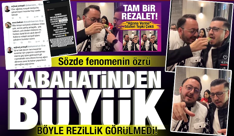 Sözde fenomenin özrü kabahatinden büyük