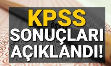 2024 KPSS Lisans sonuçları açıklandı