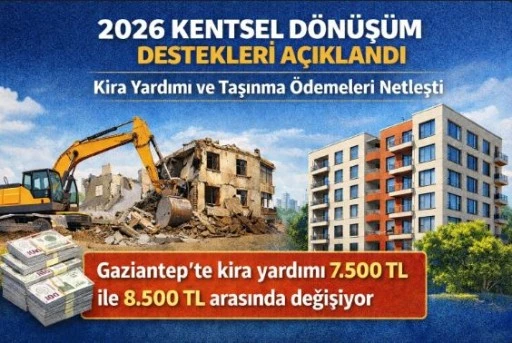 2026 Kentsel D&ouml;n&uuml;ş&uuml;m Destekleri A&ccedil;ıklandı: Kira Yardımı ve Taşınma &Ouml;demeleri Netleşti
