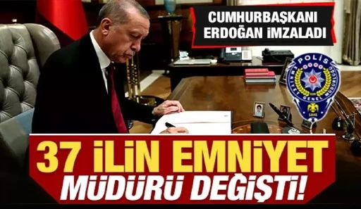 37 ilin emniyet m&uuml;d&uuml;r&uuml; değişti